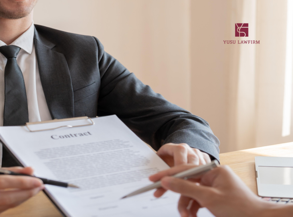 Person consulting a criminal defense attorney in Korea