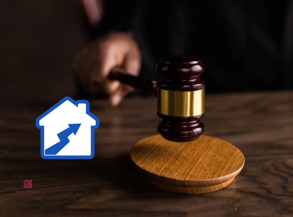 Attorney reviewing a property-return judgment with a landlord in Korea