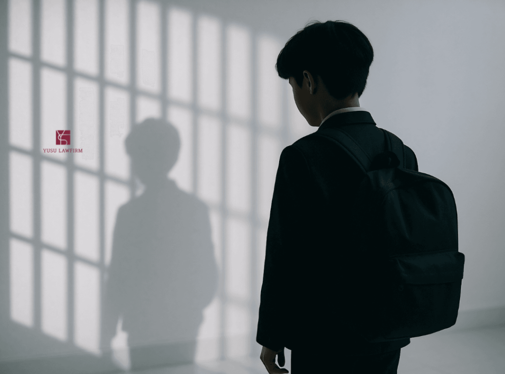 School hallway — juvenile and school violence cases in Korea