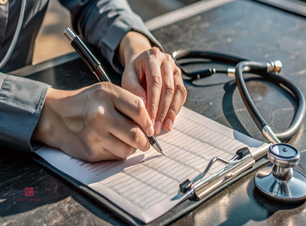Counseling and treatment records supporting a criminal defense in Korea