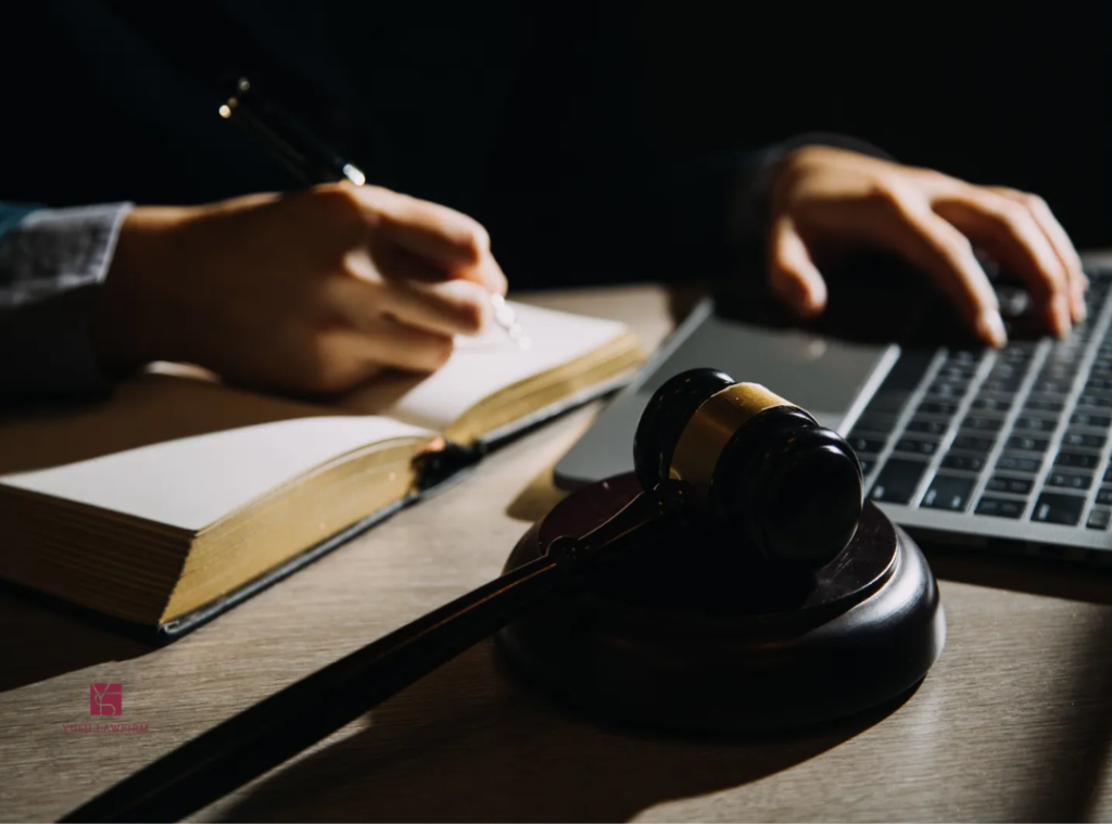 Lawyer preparing a defense statement to prevent detention in Korea