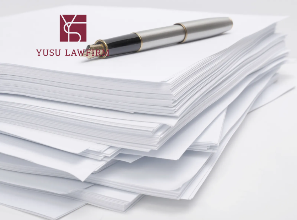 Attorney preparing a written opinion for a prosecution case in Korea