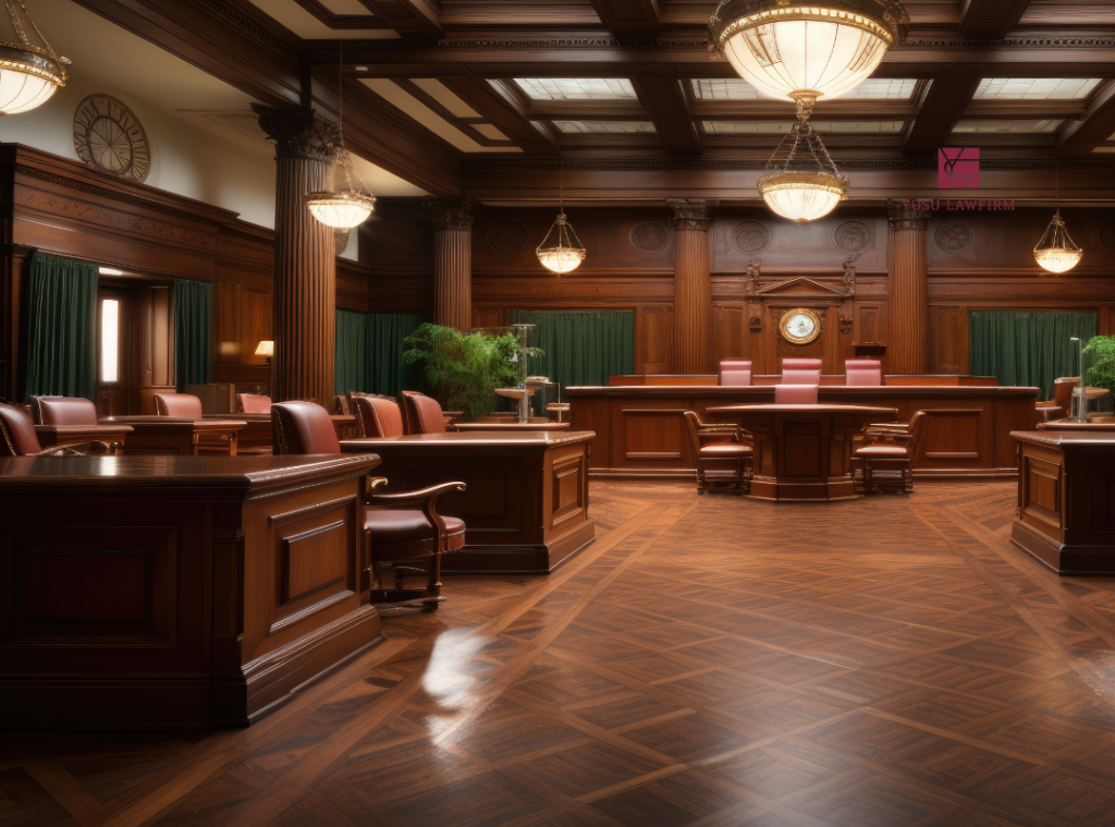 Family court mediation room in Korea — divorce settlement process