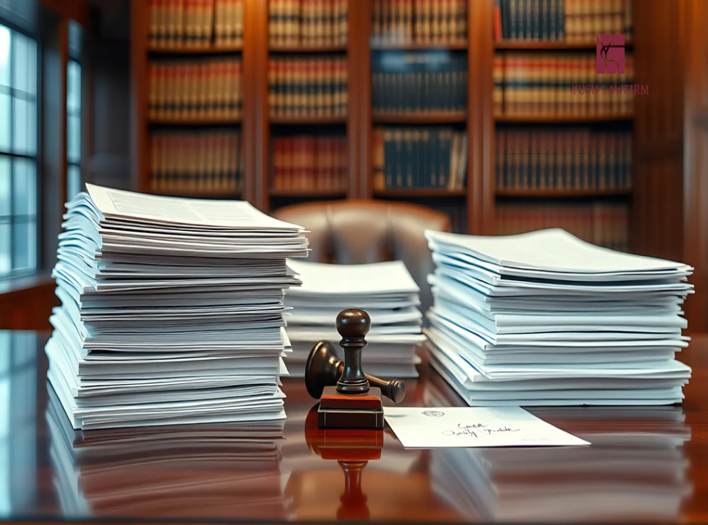 Lawyer organizing evidence timeline for a fraud complaint in Korea