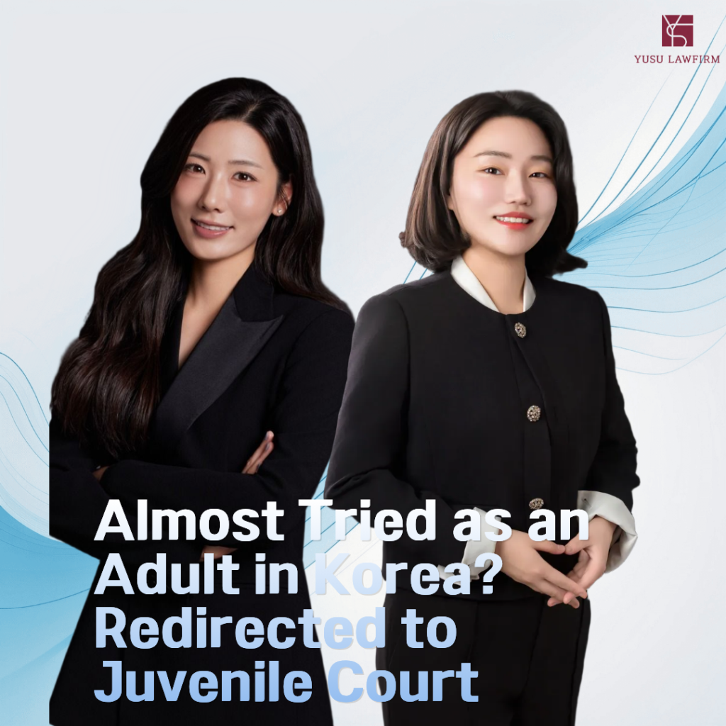 Teenager criminal case defense in Korea, legal support by attorney Soobin You