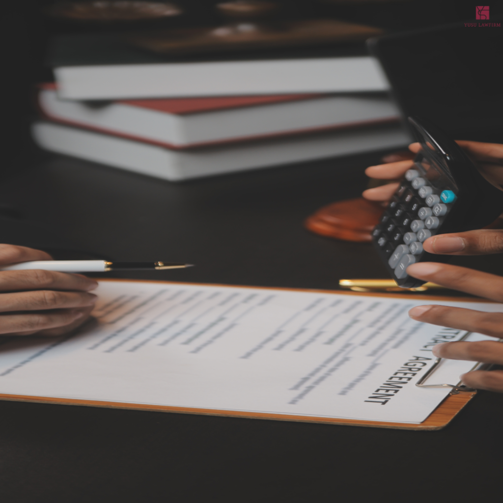 Lawyer preparing a written opinion during an investigation in Korea