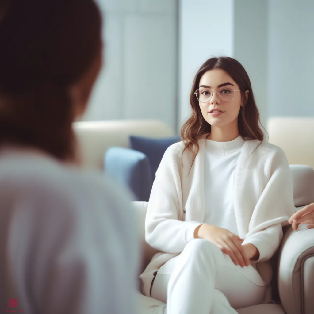 Will a Criminal Charge Affect My Visa in Korea? What Foreigners Need to Know Foreigner consulting a Korean English-speaking lawyer about visa and a criminal case